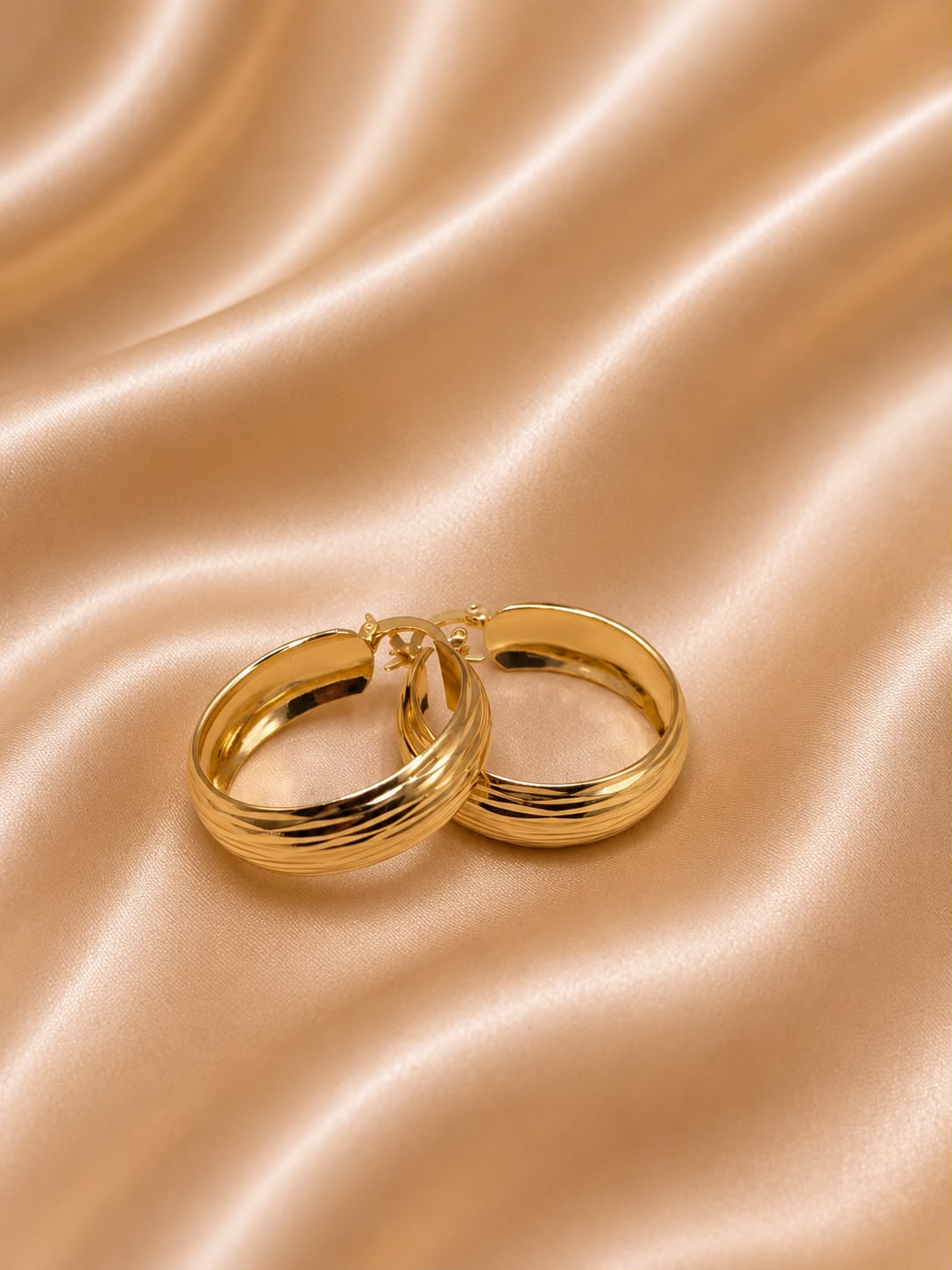 Luxe Gold-Filled Chunky Hoop Earrings