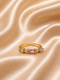 Aurora Pastel Gemstone Gold-Filled Ring