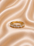 Corazon CZ Gold Filled Ring