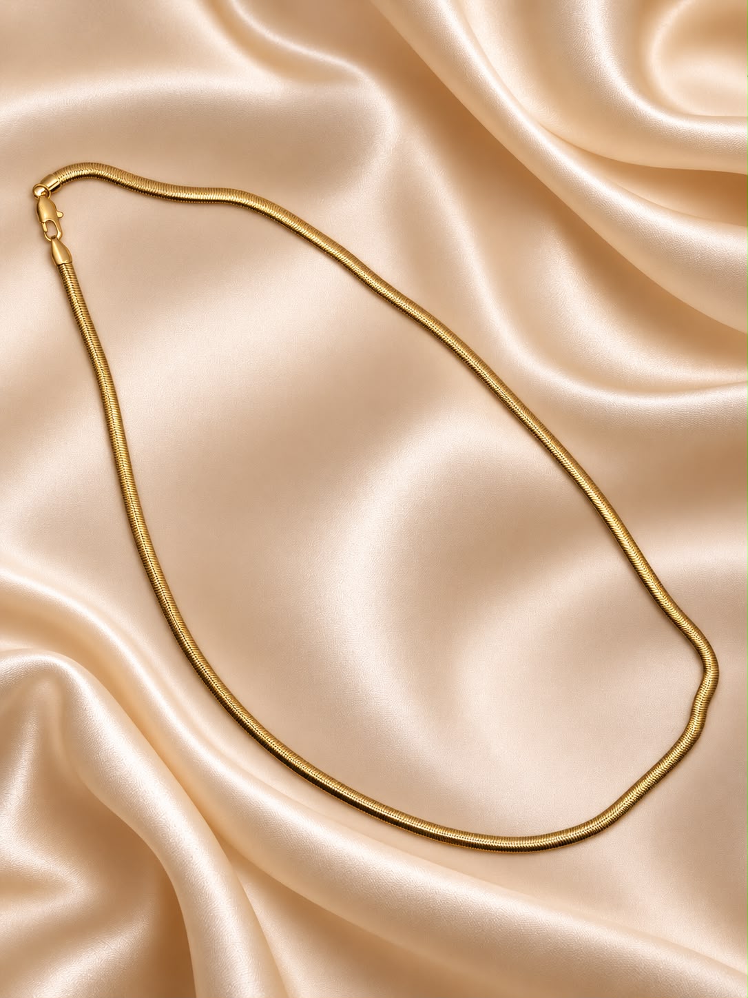 Classic Herringbone Gold-Filled Necklace