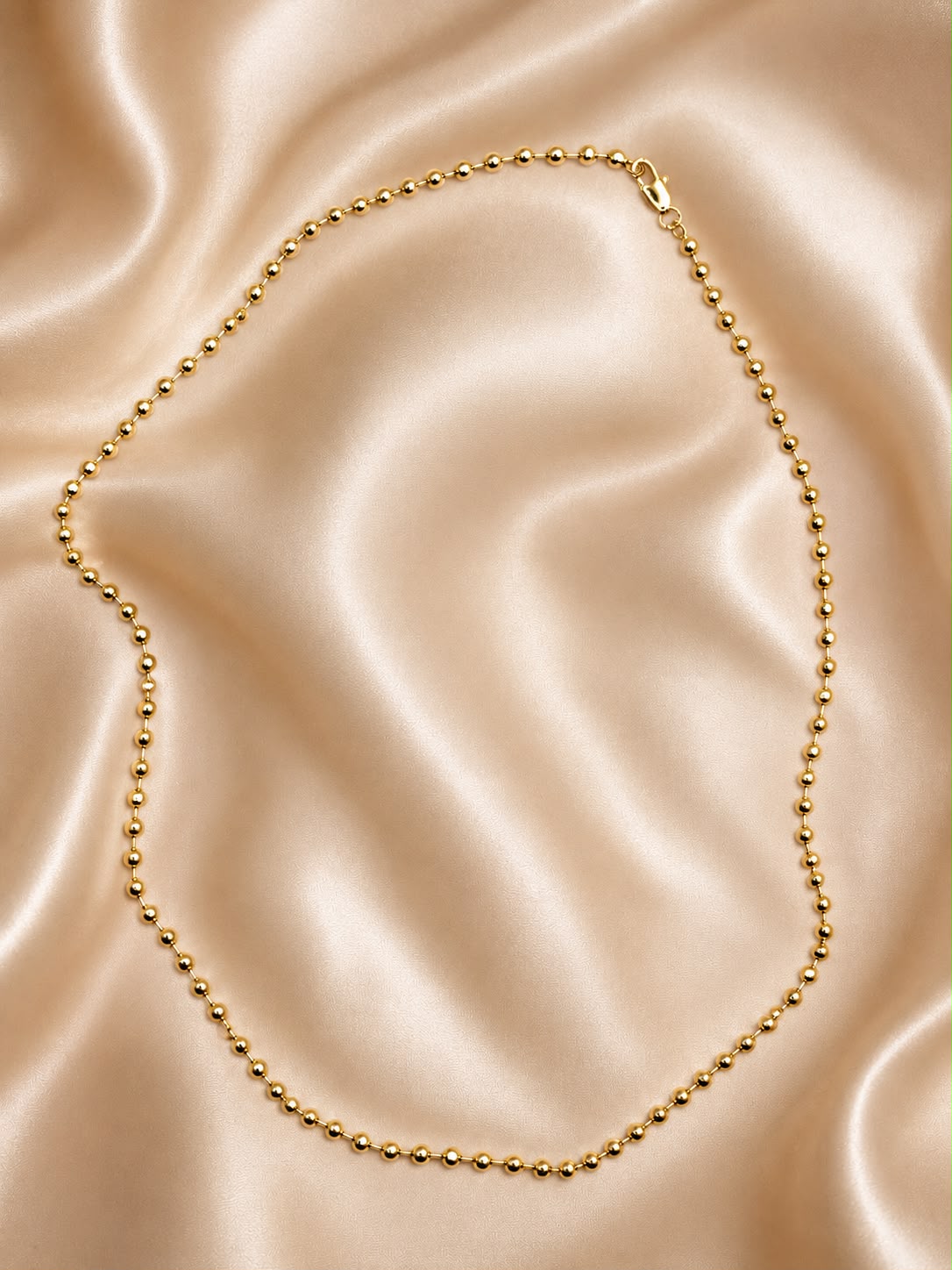 Classic Gold Bead Necklace