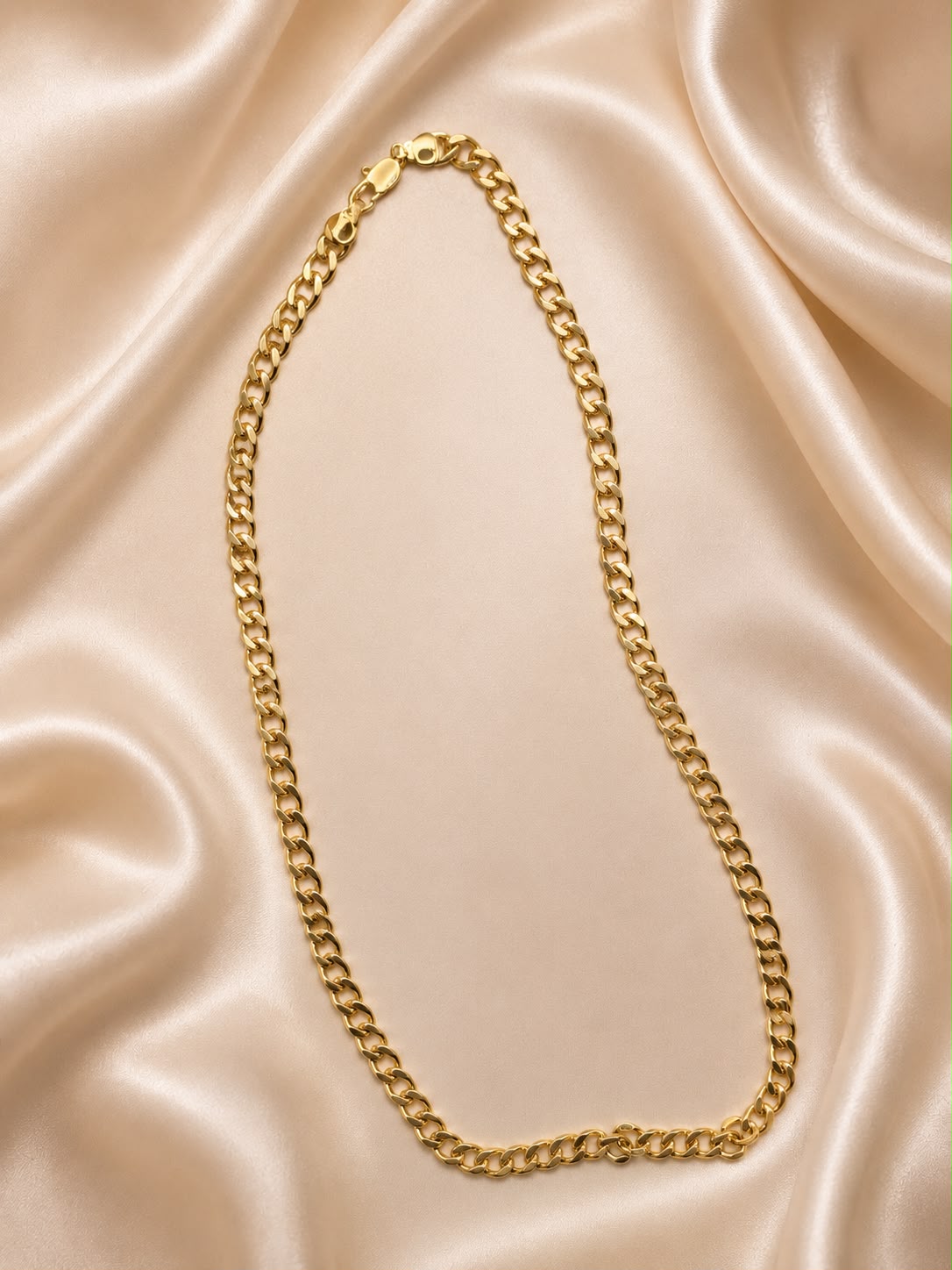 Classic Gold Cuban Chain Necklace