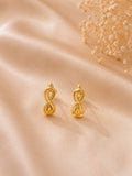 Infinity Knot Stud Earrings