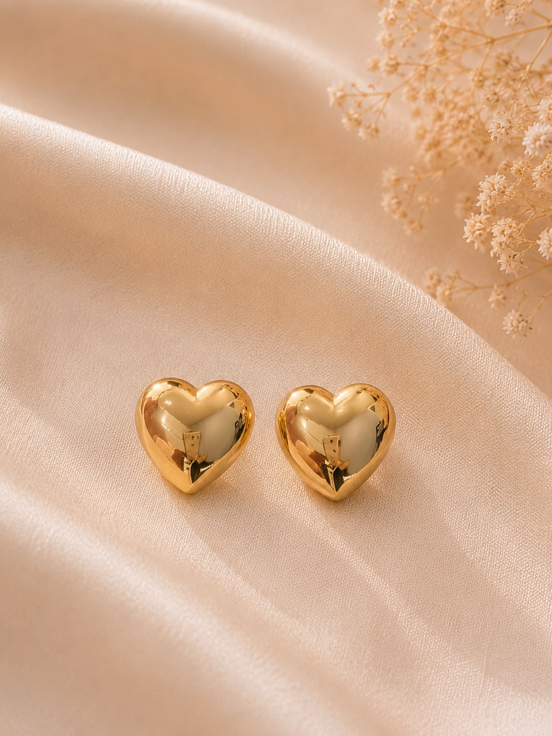 Puffy Heart Earrings