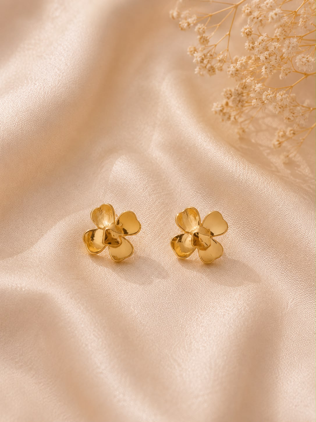 Bloom Flower Stud Earrings
